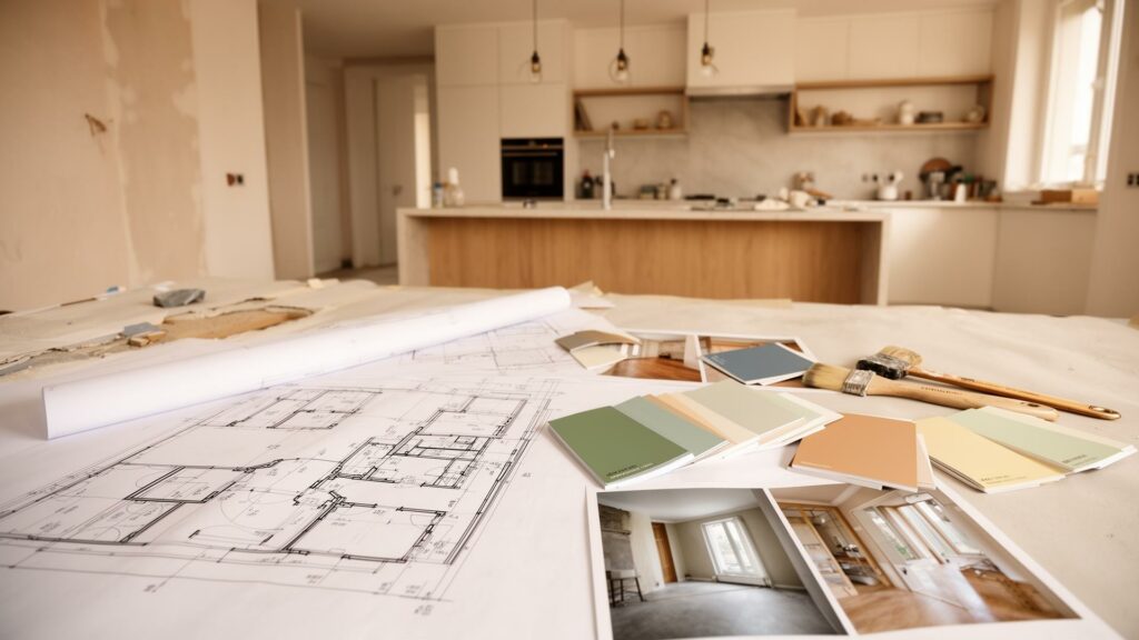 Préparation d'un projet de rénovation intérieure