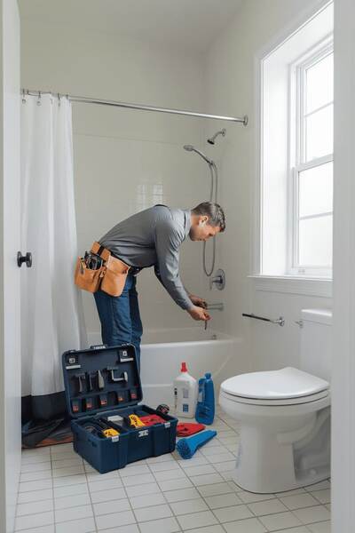 Travaux de plomberie dans le cadre d’une rénovation intérieure
