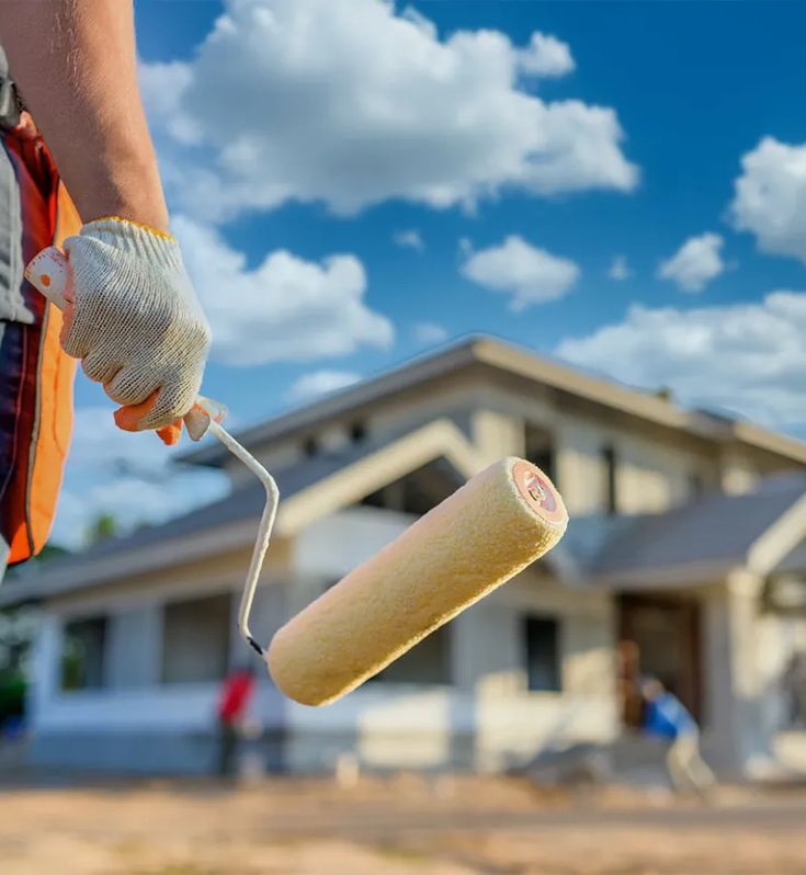 Travaux de peinture intérieure sur les murs d’un logement